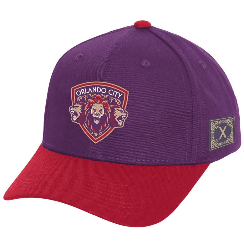 Mitchell & Ness Purple Orlando City Sc 10th Anniversary Pro Adjustable Hat