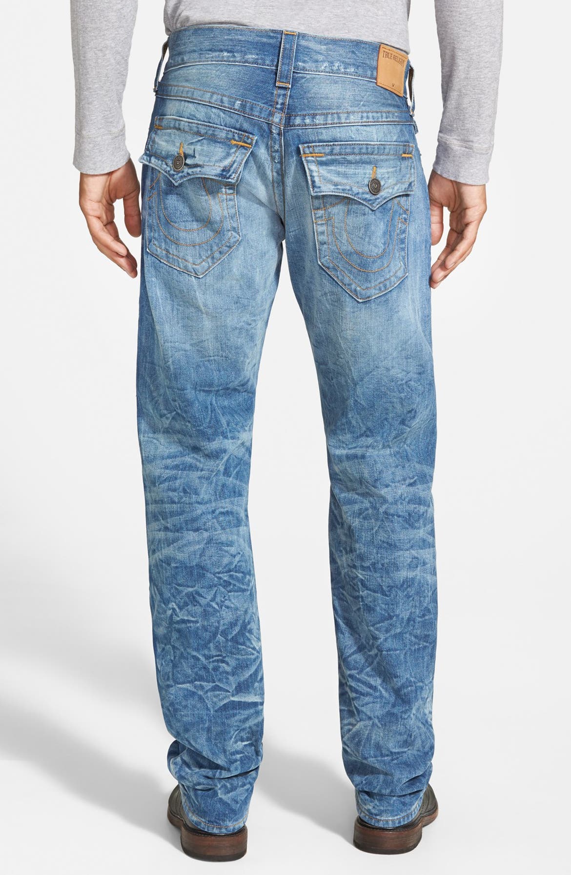 True Religion Brand Jeans 'Geno' Straight Leg Jeans (Mystic Poolside ...