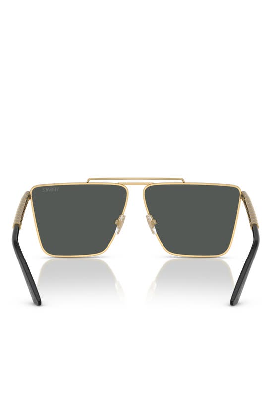 Shop Versace 64mm Oversize Pillow Sunglasses In Gold