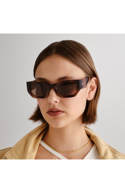 LE SPECS LE SPECS BEACHCOMBER 52MM POLARIZED D-FRAME SUNGLASSES