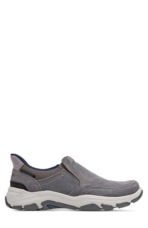 Rockport Reece Water Resistant Slip-on In Medium Gray