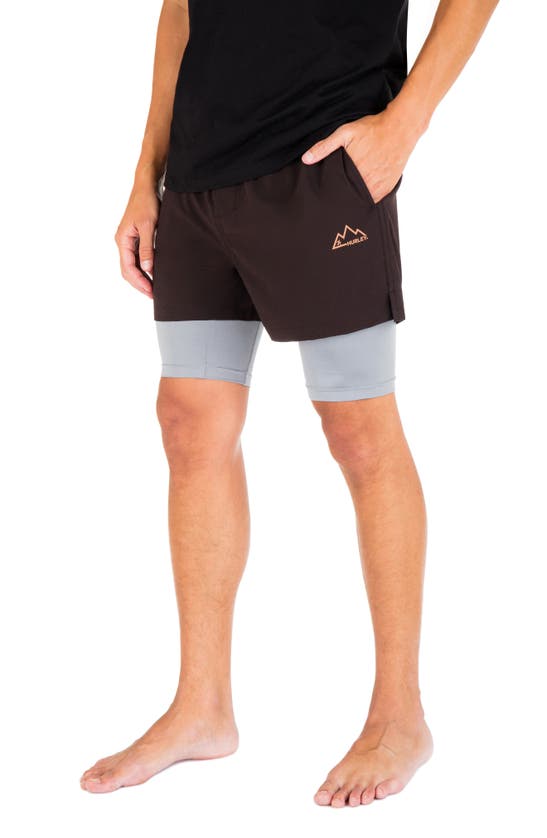 Shop Hurley H2o Dri Trek Get Lost Shorts In Mountain Shadow