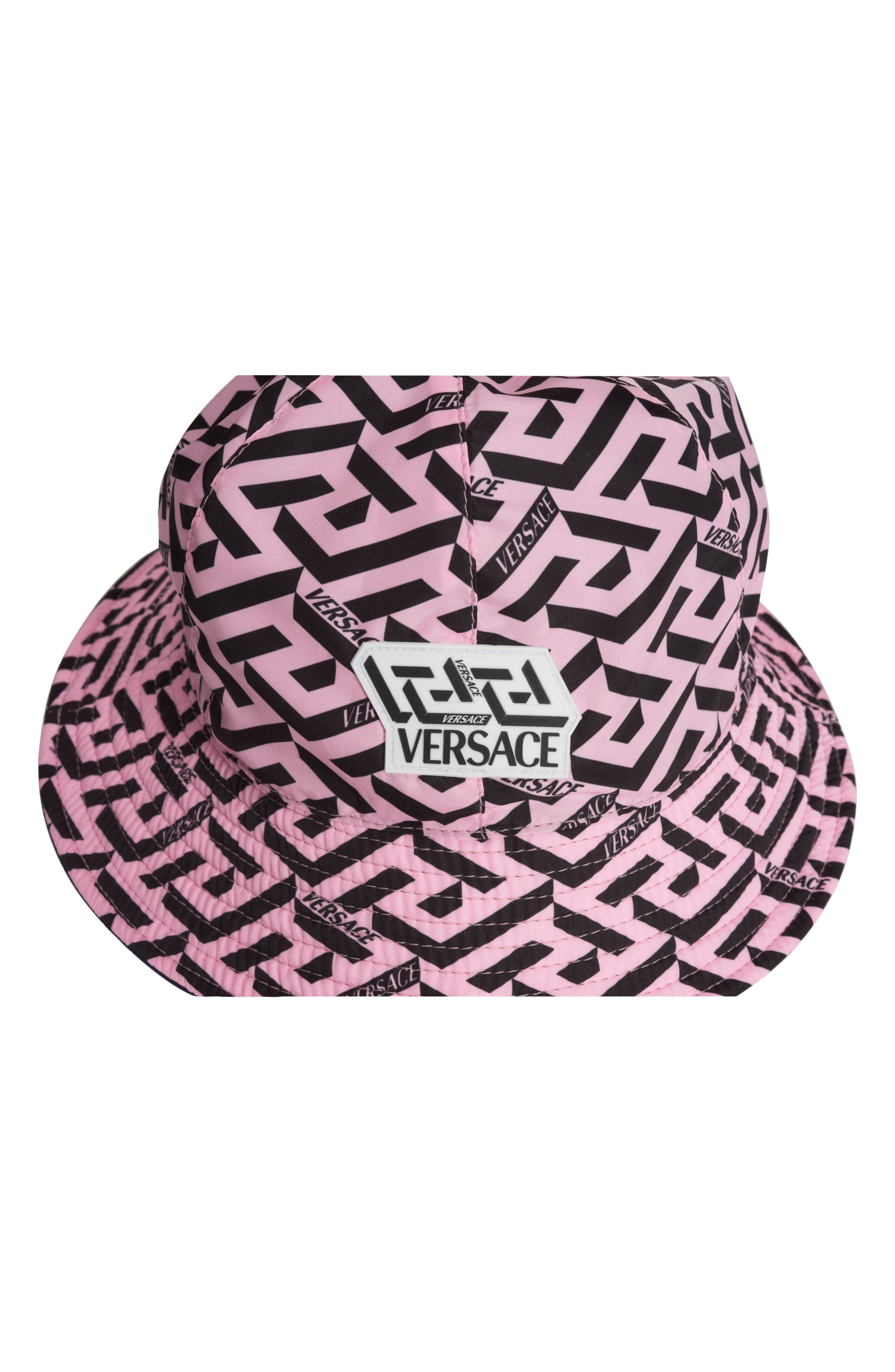 Versace La Greca Print Bucket Hat 