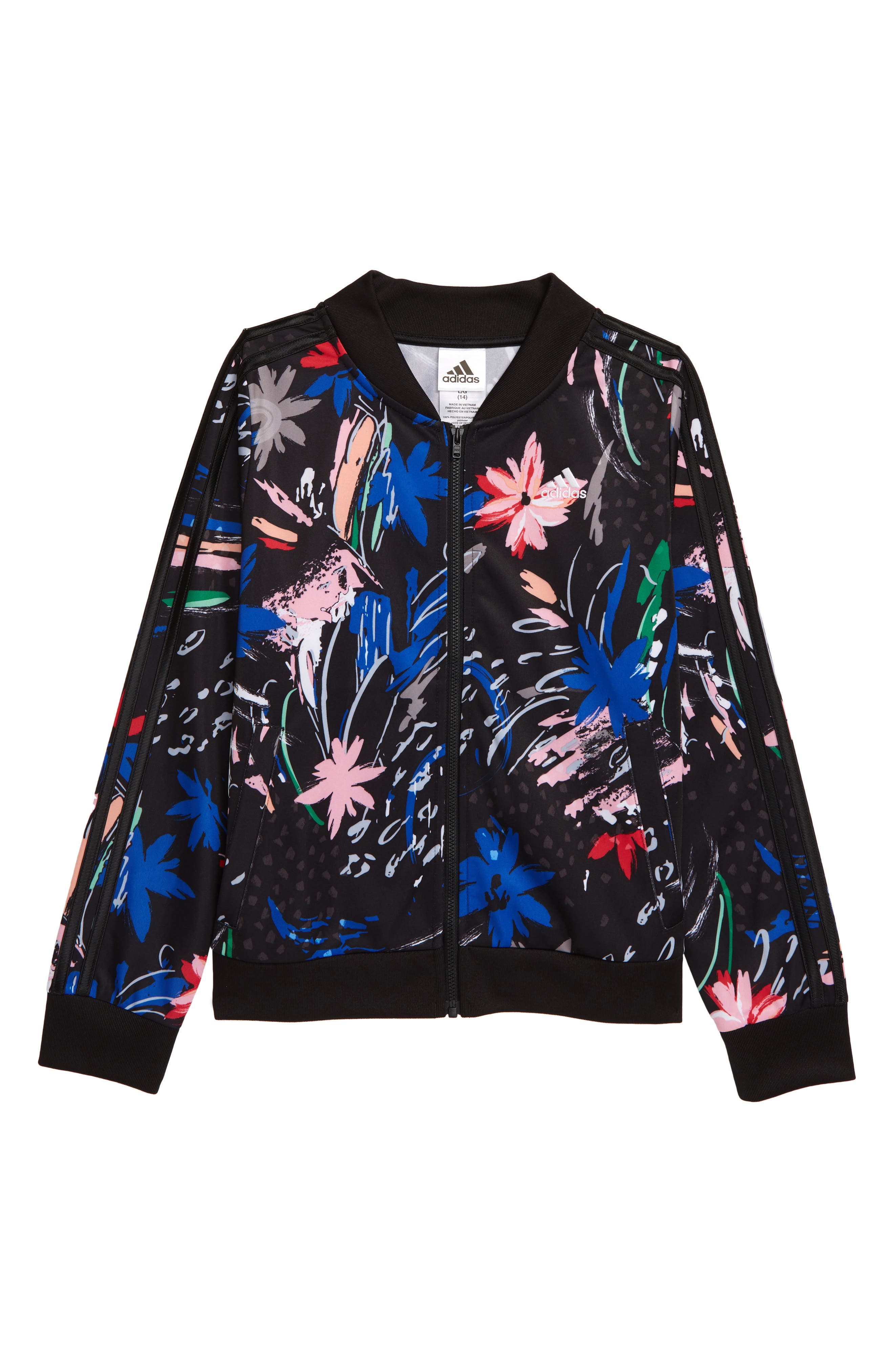 adidas floral bomber jacket womens