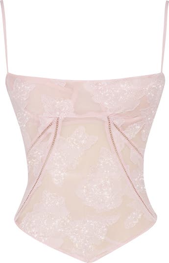 Buy Yamamay Lace Preformed Bustier In Pink