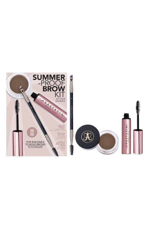 Anastasia Beverly Hills Summer-Proof Brow Kit (Limited Edition) USD $48 Value in Soft Brown