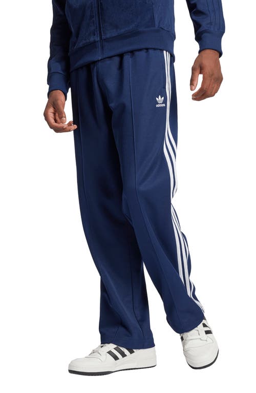 Shop Adidas Originals Adicolor Firebird Baggy Fit Track Pants In Night Indigo