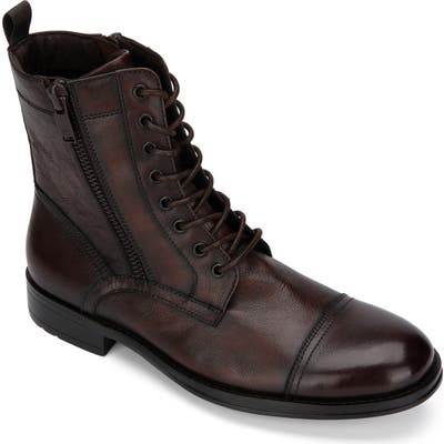 Kenneth Cole New York Hugh Cap Toe Boot, Brown