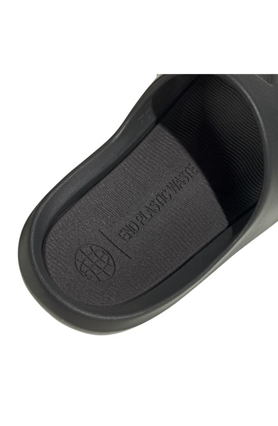 Adidas Originals Adicane Slide Sandal In Carbon/ Carbon/ Core Black