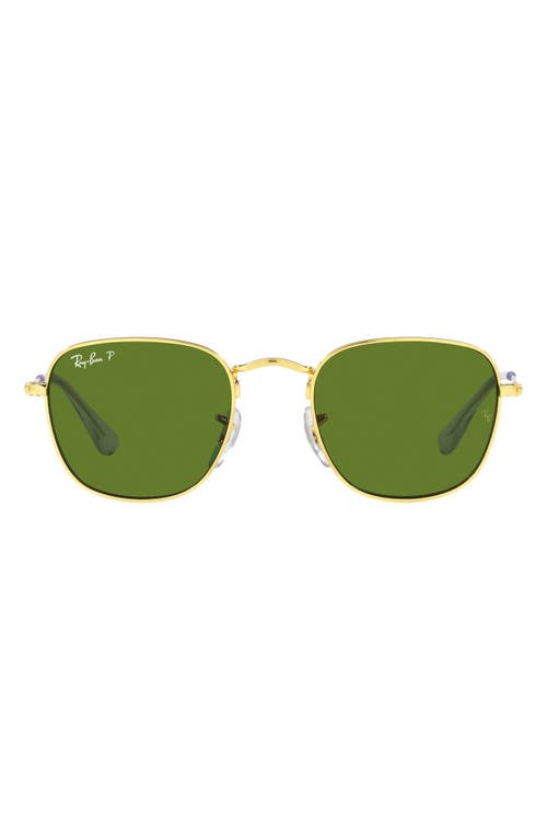Ray-Ban Kids' Junior 46mm Round Sunglasses in Gold at Nordstrom