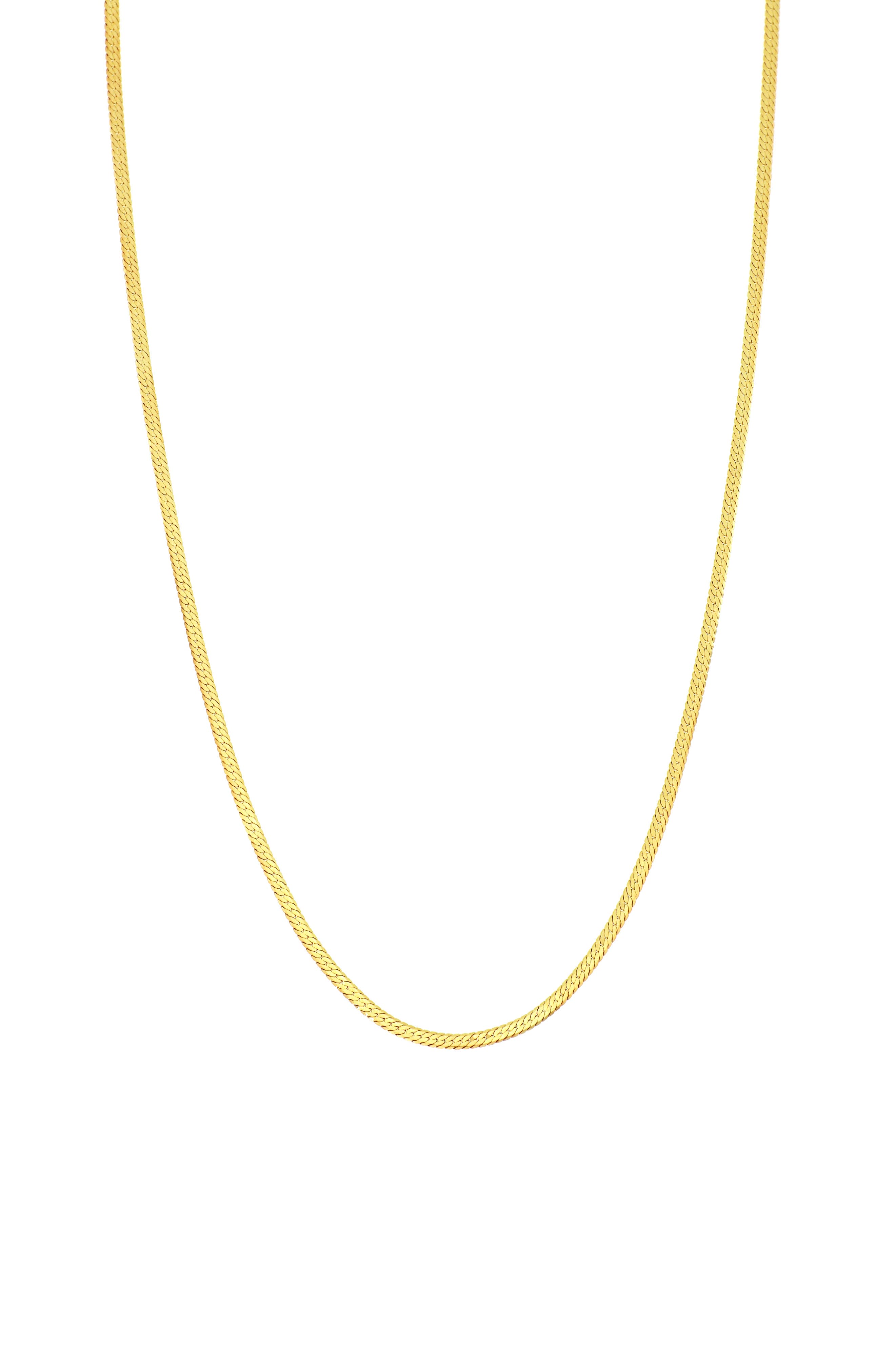 Bony Levy Gold Herringbone Necklace Nordstrom