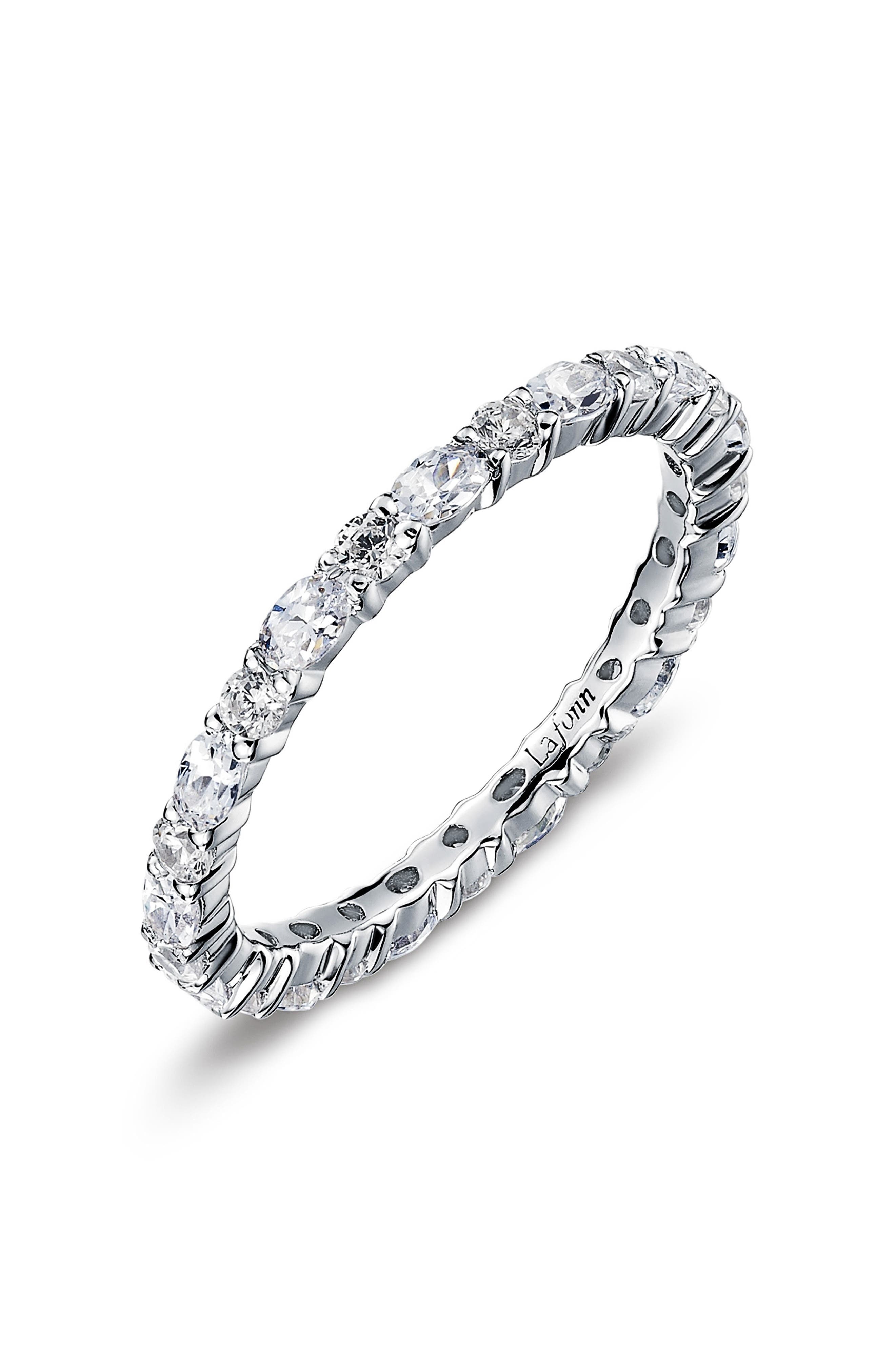 Lafonn Simulated Diamond Birthstone Band Ring Nordstrom