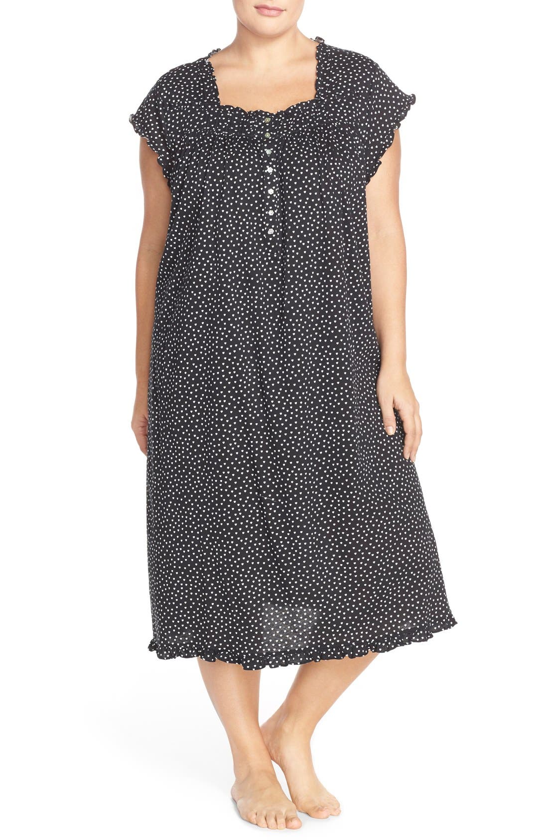 Eileen West 'Waltz' Cotton Ballet Nightgown (Plus Size) Nordstrom