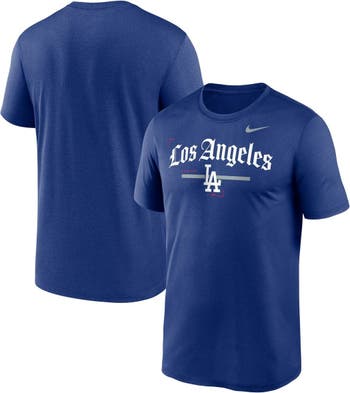 Men's Los Angeles Dodgers Nike Black Pitch Black Fashion Replica Jersey