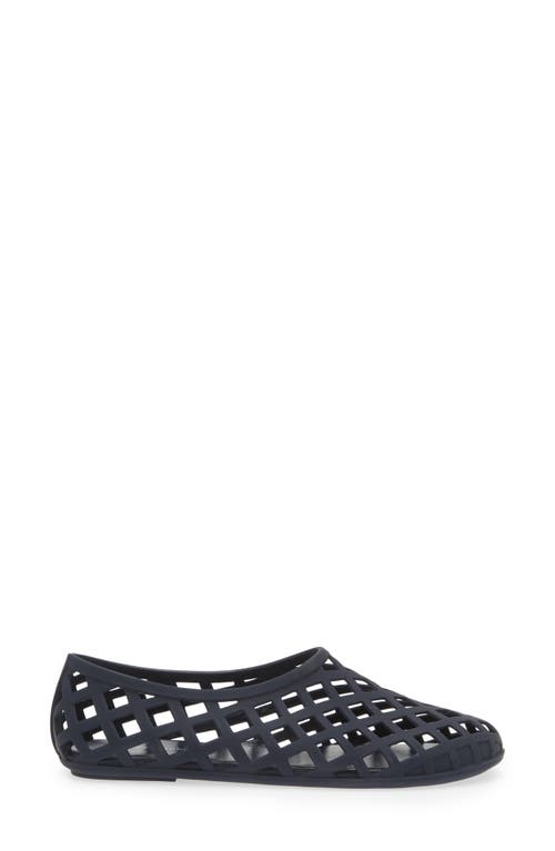 Jeffrey Campbell Jellz Slip-on In Navy Matte