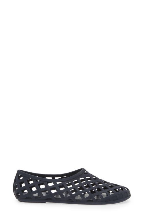 Shop Jeffrey Campbell Jellz Slip-on In Navy Matte