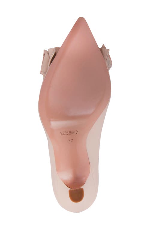 Shop Beautiisoles Olga Pointed Toe Pump In Beige