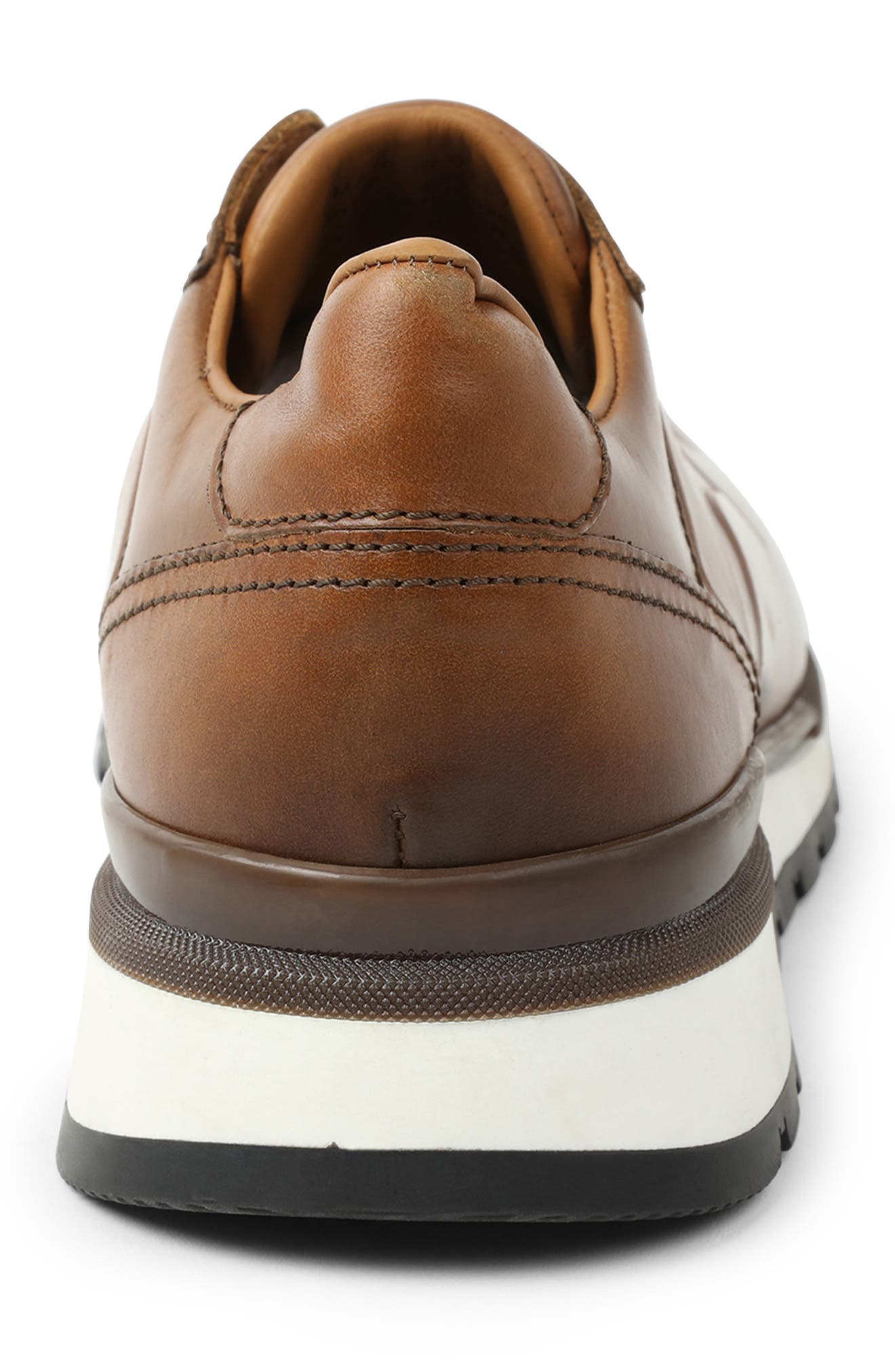 Bruno Magli Men's Davio Leather Sneakers Cognac