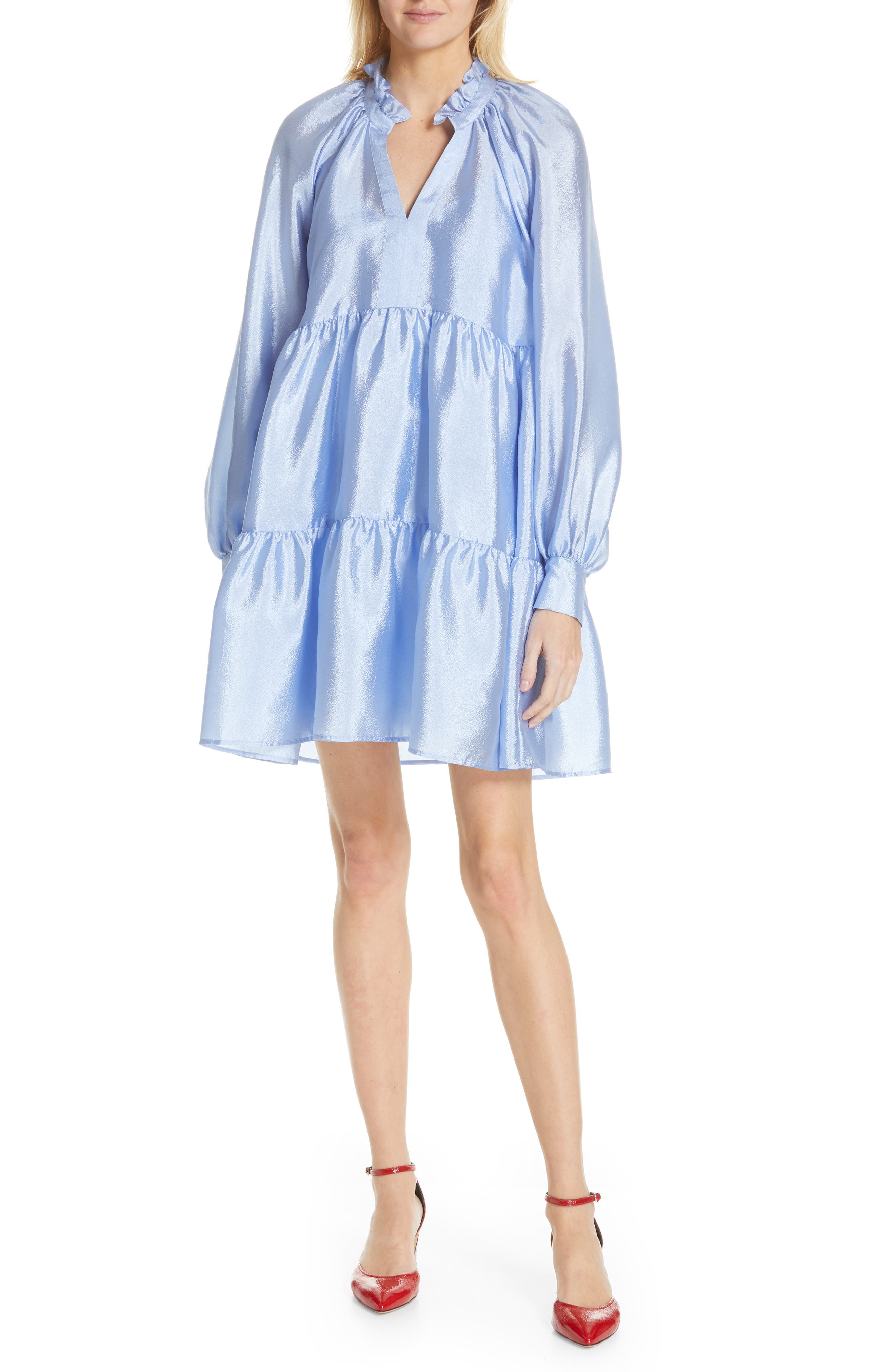 stine goya jasmine dress blue