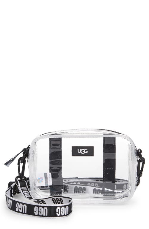 UGG(r) Janey II Transparent Crossbody Bag in Black /Clear