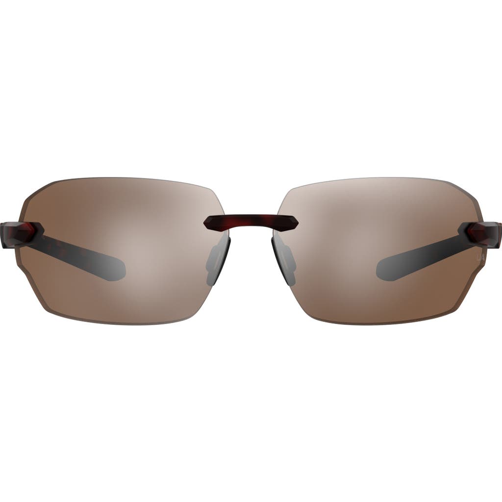 Under Armour Fire 71mm Geometric Sunglasses In Pink