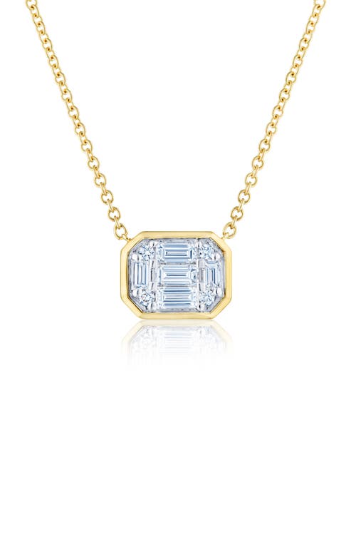 Kwiat Sunburst Diamond Pendant Necklace in Yellow Gold at Nordstrom