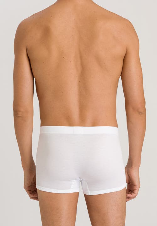 HANRO HANRO SEA ISLAND COTTON BOXER BRIEF 