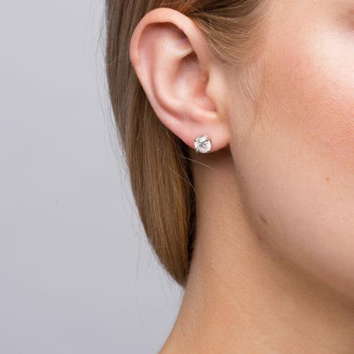 Bliss Diamond Platinum 2 Ct T.w. Certified Lab Grown Diamond Studs Screw Backs In Platinum