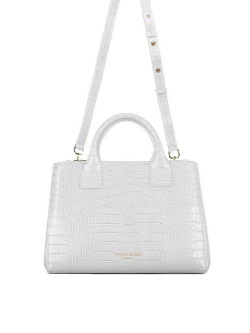 Shop Teddy Blake Bella Croco 12" In White