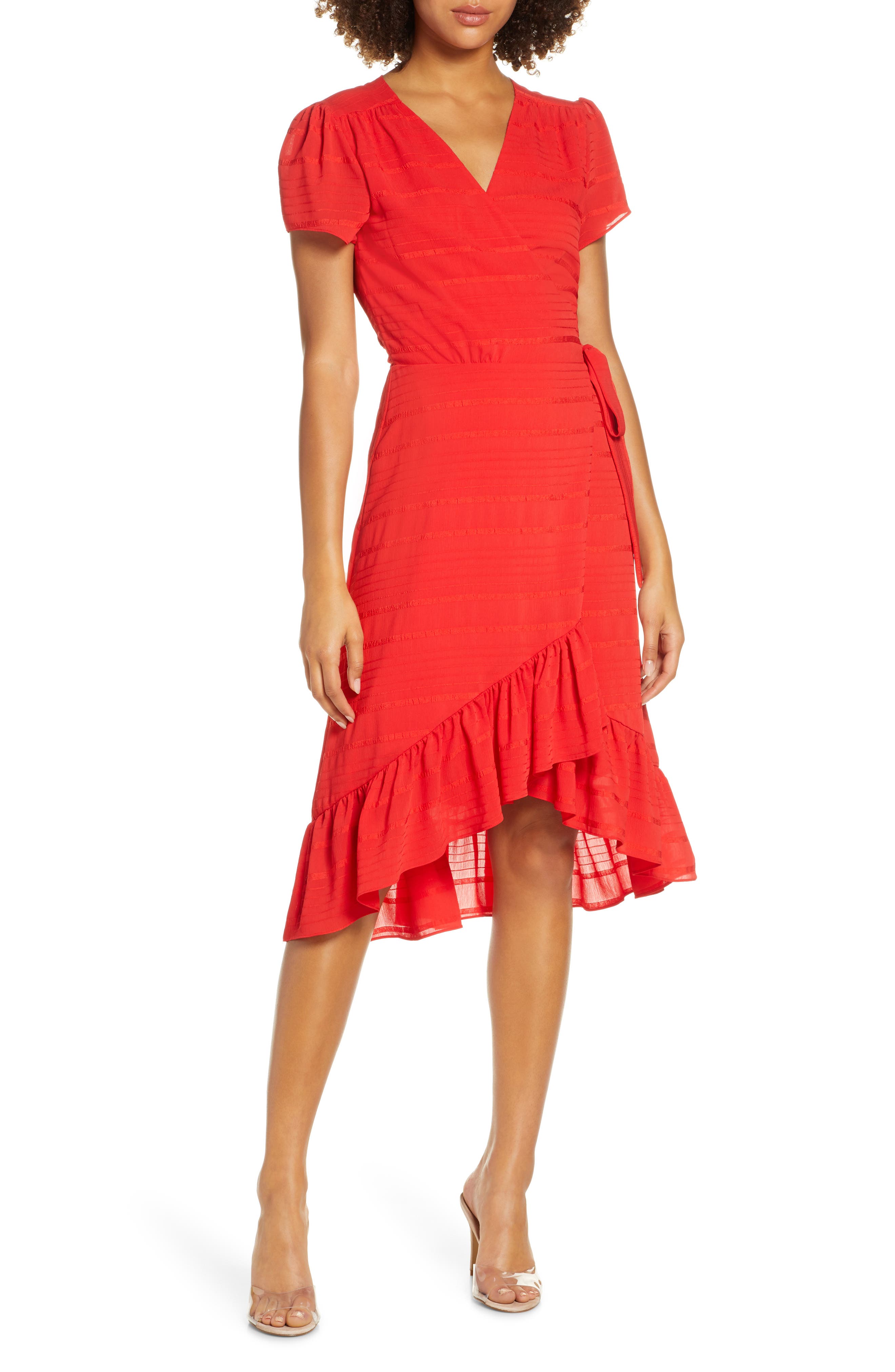 charles henry wrap dress