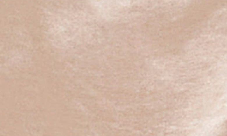 Shop Endless Rose Side Slit Ruched Satin Midi Skirt In Beige