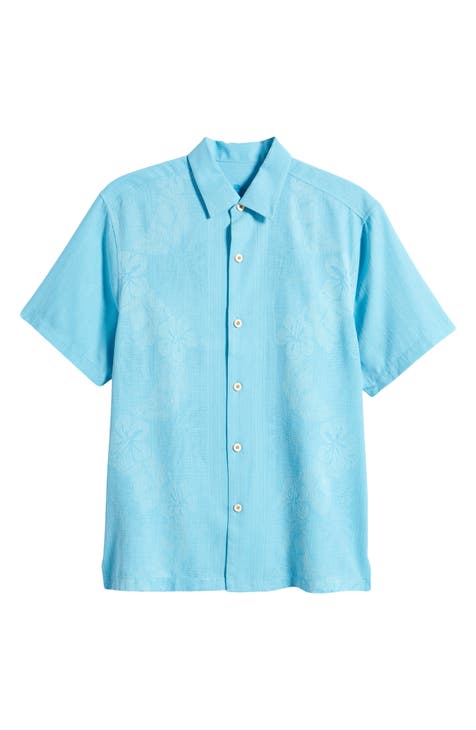 Bali Border Silk Camp Shirt