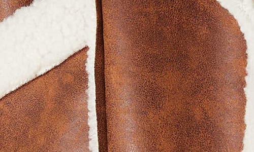 Blanknyc Faux Shearling Jacket In Steady Habit