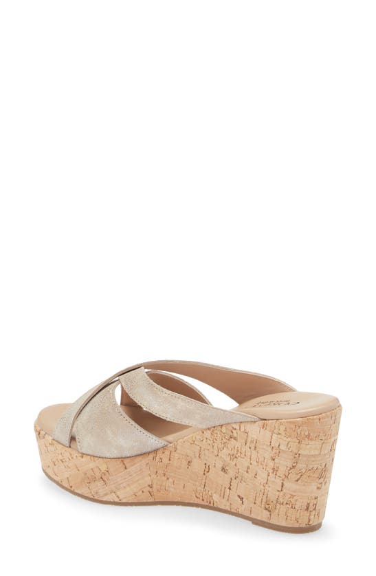Cordani Devon Platform Wedge Sandal In Granito Corda