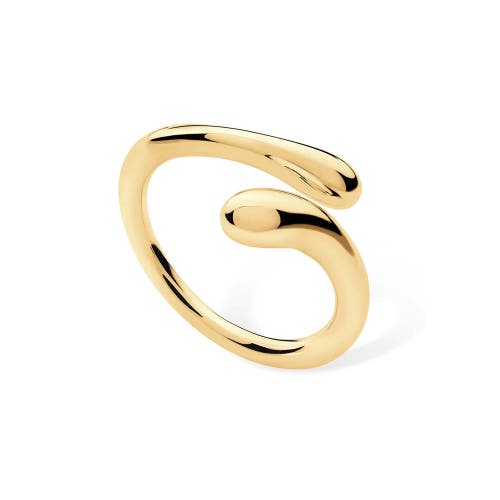 Lucy Quartermaine Women's Open Drop Ring In Gold Vermeil In Gold