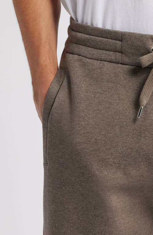 Shop Hugo Boss Boss Levette Cotton Blend Sweatpants In Dark Beige