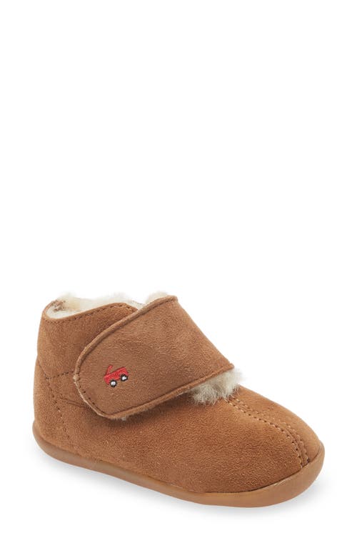 See Kai Run Avery Genuine Shearling Bootie in Brown Shearling at Nordstrom, Size 3 M