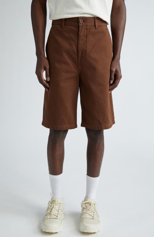 Sweeper Organic Cotton Shorts in Brown