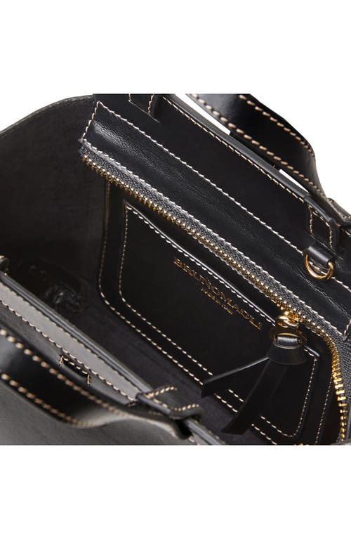 Bruno Magli Eva Leather Mini Bag In Black