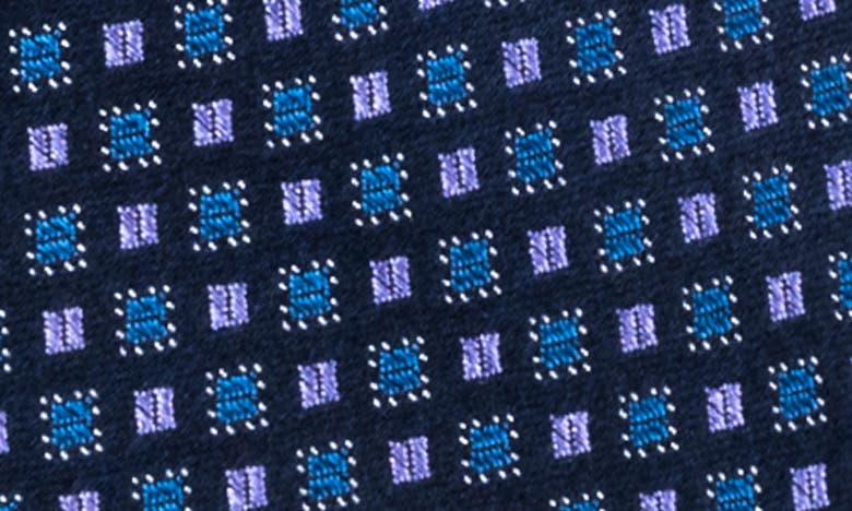 Wrk Neat Silk Tie In Navy