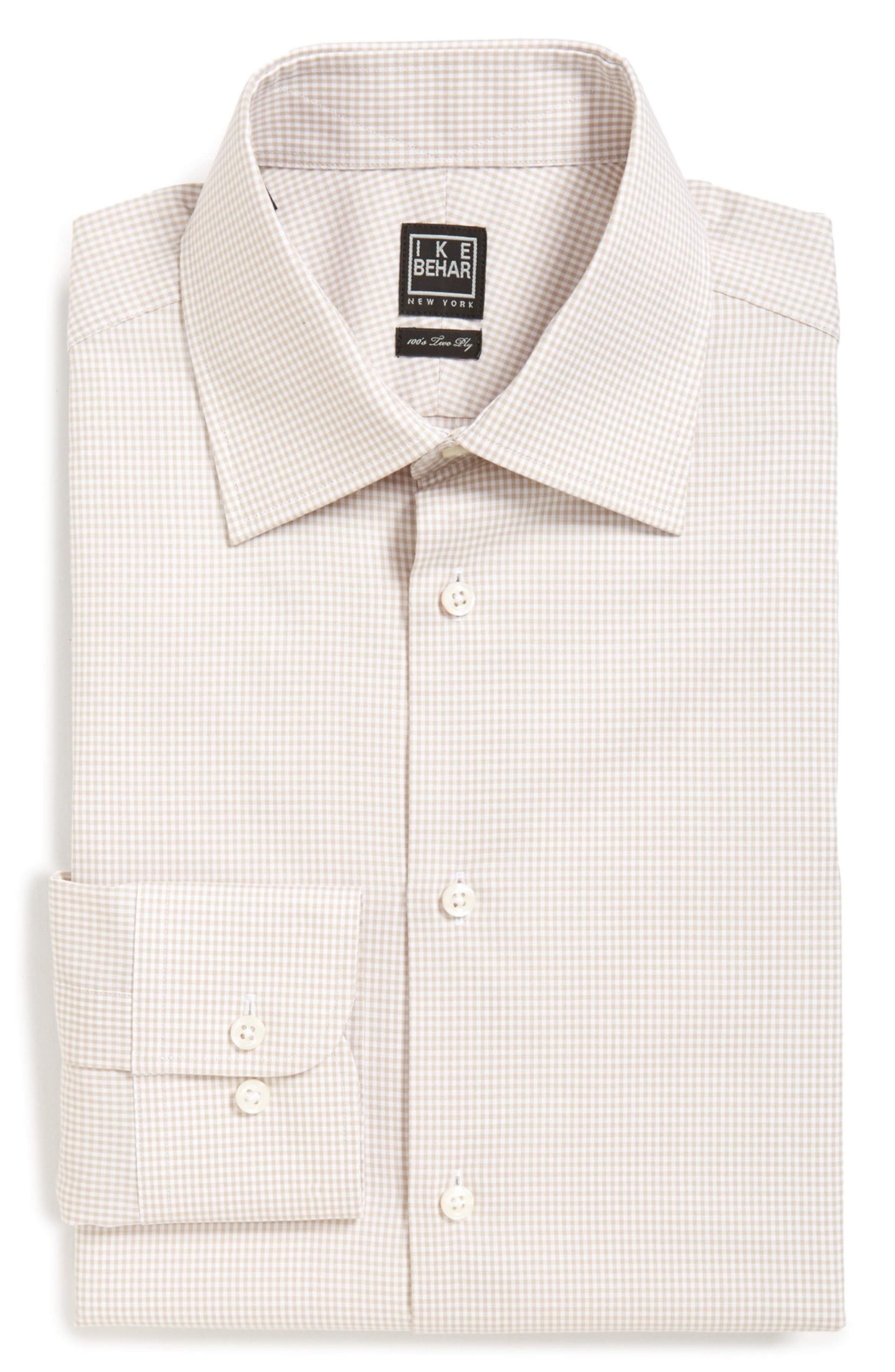 Ike Behar Regular Fit Gingham Dress Shirt | Nordstrom