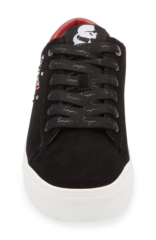 KARL LAGERFELD KARL LAGERFELD PARIS CATE SAYINGS LOW TOP SNEAKER