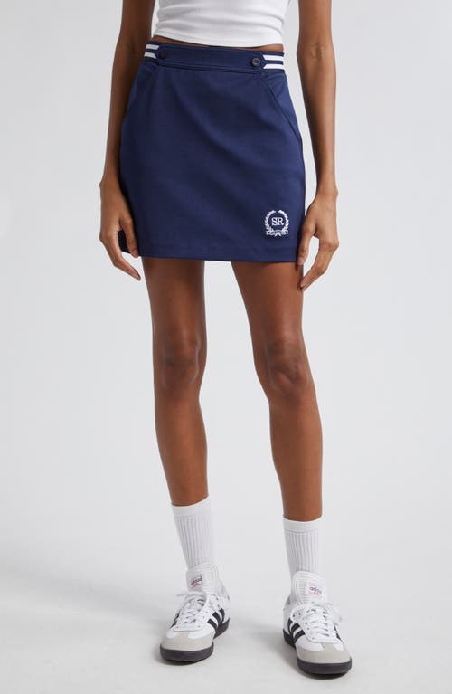 Sporty & Rich Kelly Skirt Navy at Nordstrom,