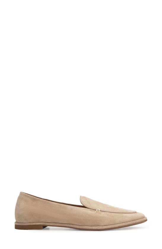 Shop Aerosoles Neo Square Toe Loafer In Taupe Suede