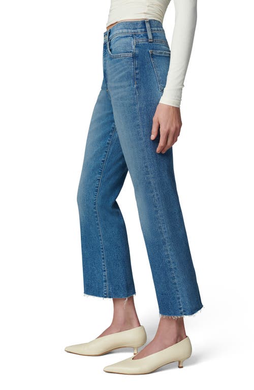 Joe's The Callie Raw Hem Crop Bootcut Jeans In Carpe Diem