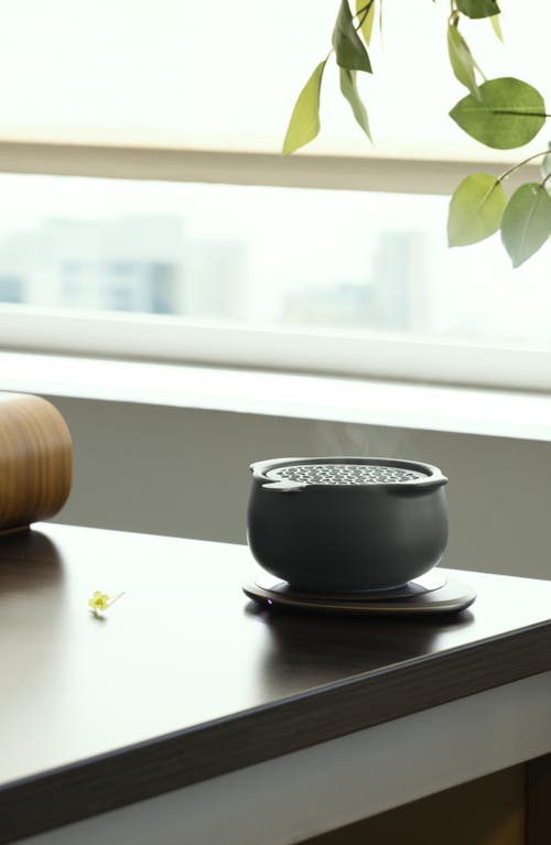 Ohom Jun Self-heating Diffuser Set In Inkstone Black