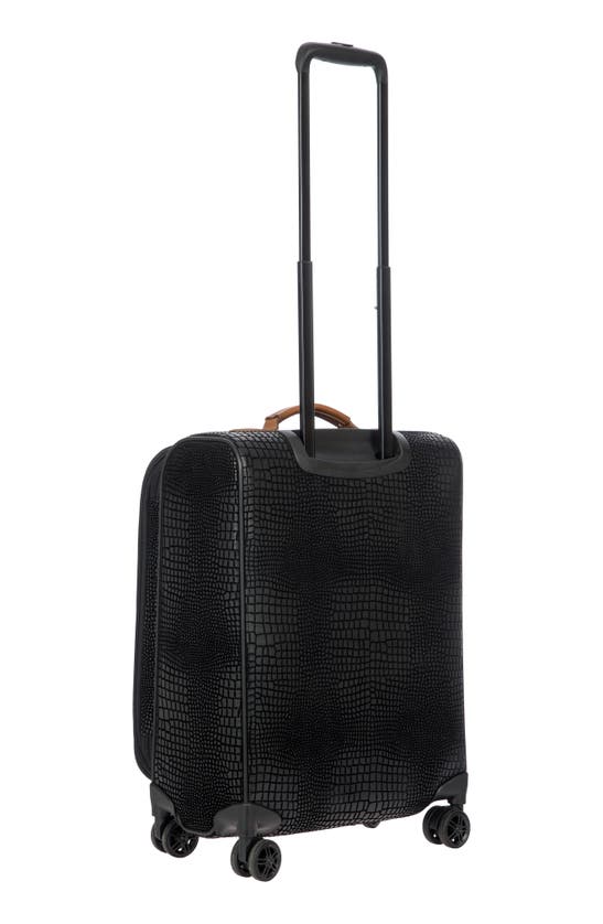 Shop Bric's My Safari 21" Carry-on Spinner Suitcase In Black