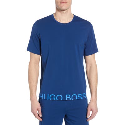 Boss Identity Stretch Cotton Crewneck T-Shirt, Blue