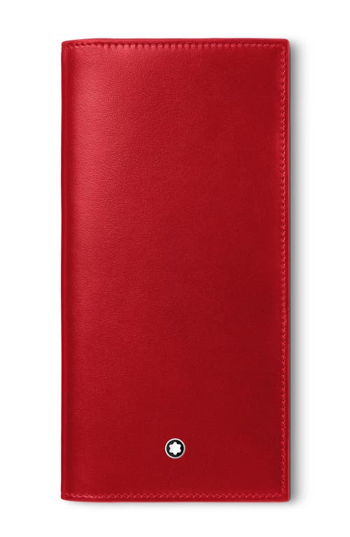 Montblanc Meisterstück Long Leather Wallet in Coral