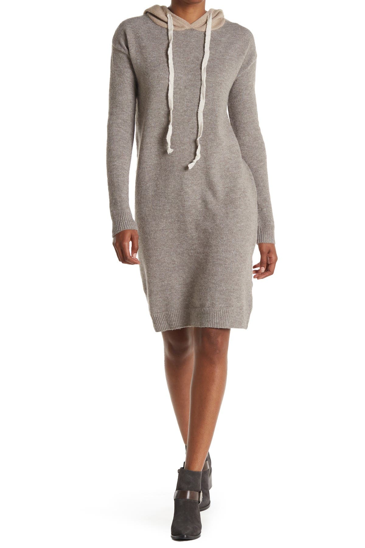 hooded jumper dress